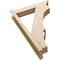 Ekena Millwork 5 1/2-in W x 24-in D x 36-in H Balboa Trad Rough Cedar Woodgrain TimberThane Outlooker, Primed Tan OUTUR055X24X36BOA04RCPR - alternate 2